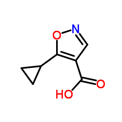 5-Cyclopropyl-isoxazole-4-carboxylic acid Structure