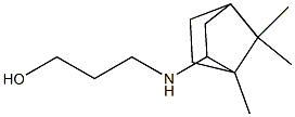 3-((1,7,7-三甲基双环[2.2.1]庚烷-2-基)氨基)丙醇结构式
