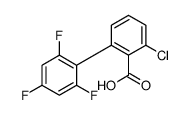 2-chloro-6-(2,4,6-trifluorophenyl)benzoic acid结构式