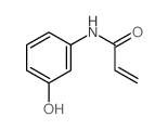 3-丙烯酰胺基-苯酚结构式