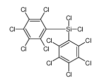 dichloro-bis(2,3,4,5,6-pentachlorophenyl)silane结构式