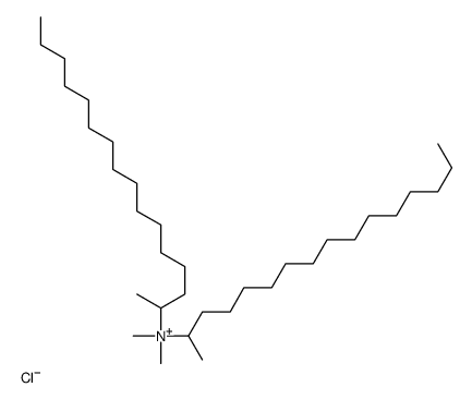 di(hexadecan-2-yl)-dimethylazanium,chloride Structure