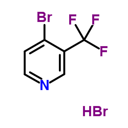 4-Bromo-3-(trifluoromethyl)pyridine hydrobromide Structure