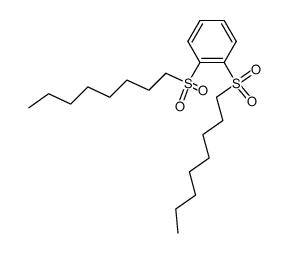 1,2-bis(octylsulfonyl)benzene Structure