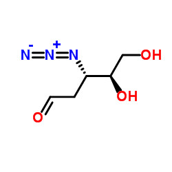 3-叠氮基2,3-二脱氧-D-赤藓糖结构式