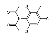 2,4,6-Trichloro-3-methyldiacetanilide结构式