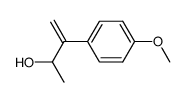 3-(4-methoxyphenyl)-3-buten-2-ol结构式