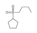 Sulfone, butyl cyclopentyl (8CI) Structure