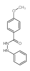 Benzoic acid,4-methoxy-, 2-phenylhydrazide picture