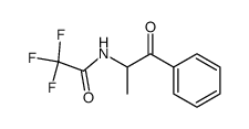 N-(trifluoroacetyl)-α-amino-propiophenone Structure