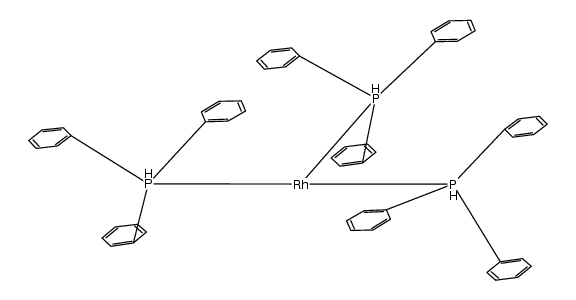 [rhodium(I)hydride(PPh3)3] Structure