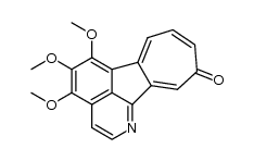 4,5,6-trimethoxy-10H-azuleno[1,2,3-ij]isoquinolin-10-one Structure