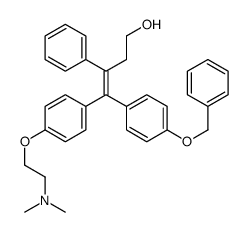 4-Benzyloxy β-Hydroxy Tamoxifen Structure