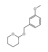 2-(3-methoxybenzyloxy)tetrahydro-2H-pyran Structure