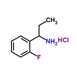 1-(2-氟苯基)丙-1-胺盐酸盐结构式