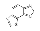 7H-Imidazo[4,5-g]-1,2,3-benzothiadiazole(8CI) Structure