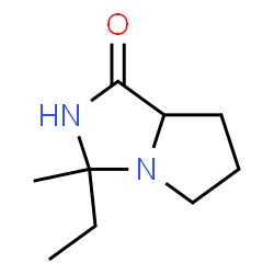 1H-Pyrrolo[1,2-c]imidazol-1-one,3-ethylhexahydro-3-methyl-(9CI)结构式