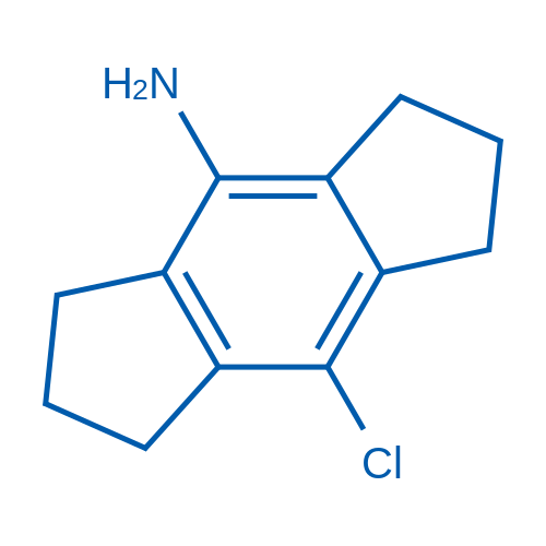 8-Chloro-1,2,3,5,6,7-hexahydro-s-indacen-4-amine Structure