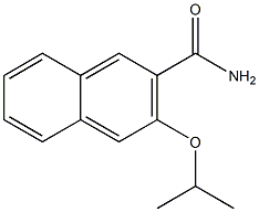 3-isopropoxy-2-naphthamide Structure