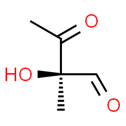 Butanal, 2-hydroxy-2-methyl-3-oxo-, (2R)- (9CI) Structure