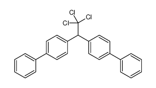 1-phenyl-4-[2,2,2-trichloro-1-(4-phenylphenyl)ethyl]benzene结构式