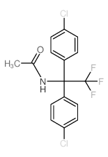 Acetamide,N-[1,1-bis(4-chlorophenyl)-2,2,2-trifluoroethyl]-结构式