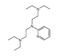 2-[Bis[2-(diethylamino)ethyl]amino]pyridine structure