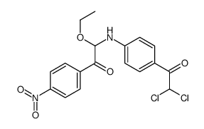 2-[4-(2,2-dichloroacetyl)anilino]-2-ethoxy-1-(4-nitrophenyl)ethanone Structure