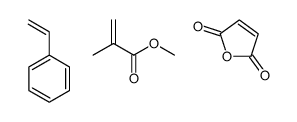 furan-2,5-dione,methyl 2-methylprop-2-enoate,styrene Structure