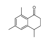 3,4-Dihydro-4,6,8-trimethyl-1(2H)-naphthalenone structure