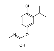 (4-chloro-3-propan-2-ylphenyl) N-methylcarbamate Structure