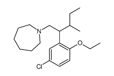 1-[2-(5-Chloro-2-ethoxyphenyl)-3-methylpentyl]hexahydro-1H-azepine Structure