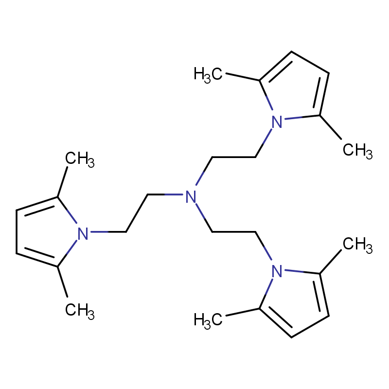 2-(2,5-dimethyl-1-pyrrolyl)-N,N-bis[2-(2,5-dimethyl-1-pyrrolyl)ethyl]ethanamine Structure