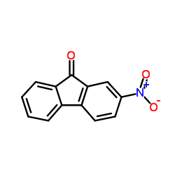 2-Nitro-9-fluorenone Structure