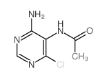 Acetamide, N-(4-amino-6-chloro-5-pyrimidinyl)-结构式