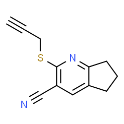 2-(2-propyn-1-ylsulfanyl)-6,7-dihydro-5H-cyclopenta[b]pyridine-3-carbonitrile picture