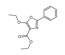 ETHYL 5-ETHOXY-2-PHENYLOXAZOLE-4-CARBOXYLATE结构式