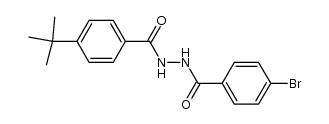 4-bromo-N'-[(4-tert-butylphenyl)carbonyl]benzohydrazide Structure