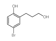 Benzenepropanol,5-bromo-2-hydroxy- Structure