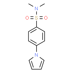 N,N-Dimethyl-4-(1H-pyrrol-1-yl)benzenesulfonamide结构式