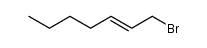 1-Bromo-2-heptene结构式