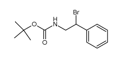 N-Boc-2-bromo-2-phenylethylamine Structure