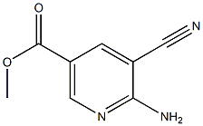 methyl 6-amino-5-cyanonicotinate Structure