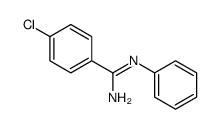 4-chloro-N'-phenylbenzenecarboximidamide结构式