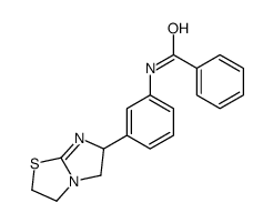 N-[3-(2,3,5,6-tetrahydroimidazo[2,1-b][1,3]thiazol-6-yl)phenyl]benzamide Structure