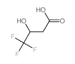 4,4,4-trifluoro-3-hydroxy-butanoic acid structure