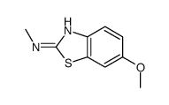 2-Benzothiazolamine,6-methoxy-N-methyl-(9CI) structure