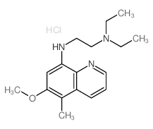 N,N-diethyl-N-(6-methoxy-5-methyl-quinolin-8-yl)ethane-1,2-diamine structure