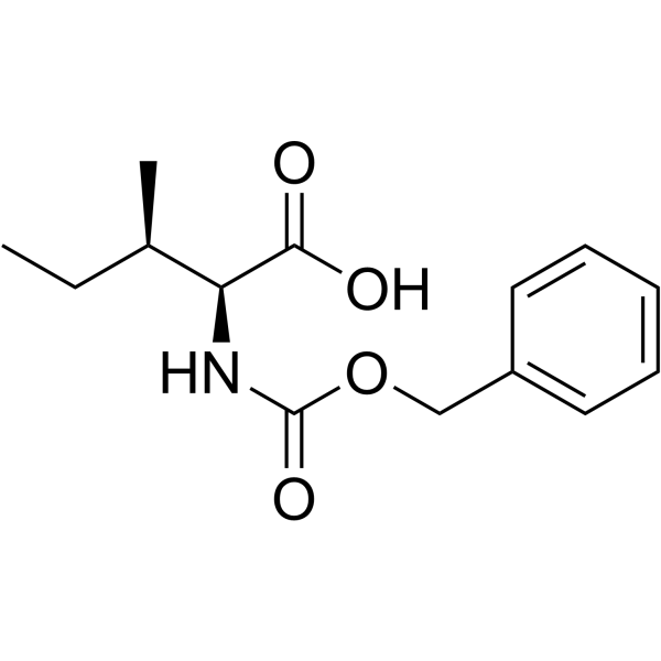 L-Alloisoleucine, N-[(phenylmethoxy)carbonyl]-结构式