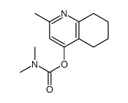 Dimethylcarbamic acid 5,6,7,8-tetrahydro-2-methylquinolin-4-yl ester结构式